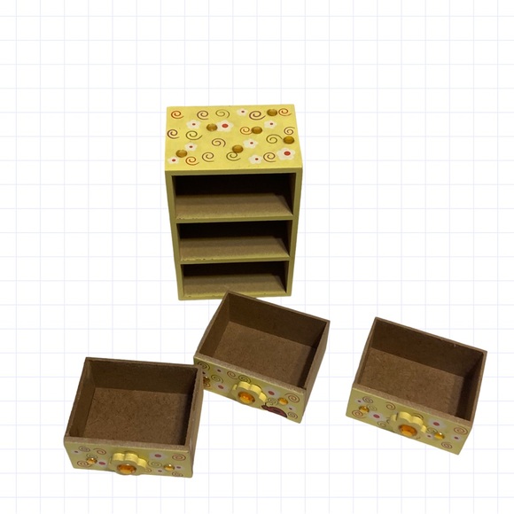 Cute 3 Drawer Mini Dresser with Ladybug Design! - Picture 9 of 10